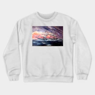 SQAURE RIGGER KIRCUDBRIGHTSHIRE 1885 Crewneck Sweatshirt